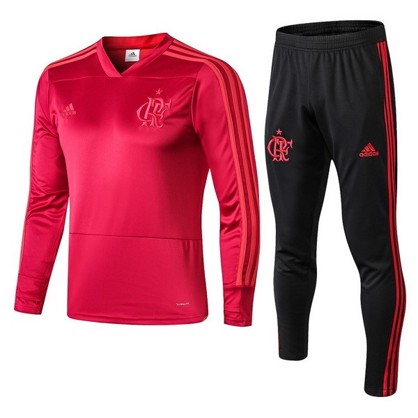 Trainingsanzug Flamengo 2018-19 Rote Fussballtrikots Günstig